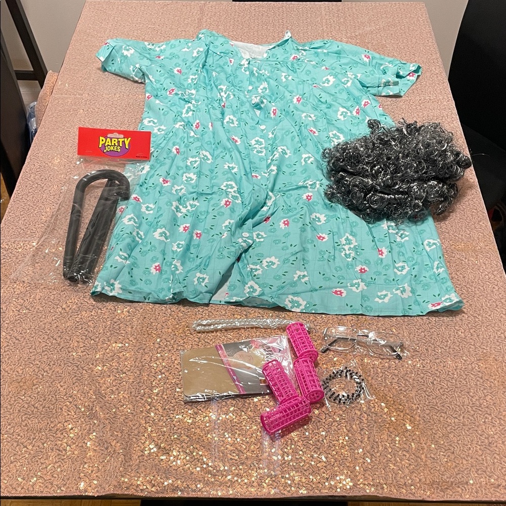 Grandma Halloween Costume set